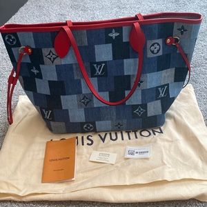 Louis Vuitton Denim Neverfull MM